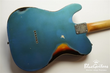Model T. #038 Multi Layer/Heavy Aged - Lake Placid Blue over 3Tone Sunburst with Siver
