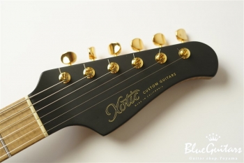 XSC-1 Matte Black Sandblasted #1773 Light Weight Ash/Roasted Flame Maple Neck/Non Aged