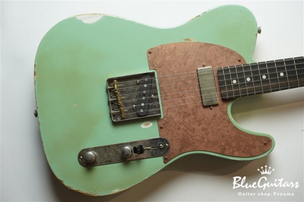 Model T. #073 Medium Aged - Seafoam Green with Copper Pink