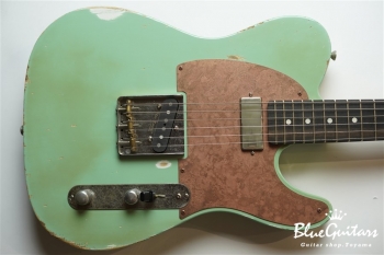 Model T. #073 Medium Aged - Seafoam Green with Copper Pink