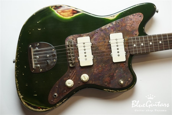 Model JM. #074 Candy Apple Green over 3TS with Copper red