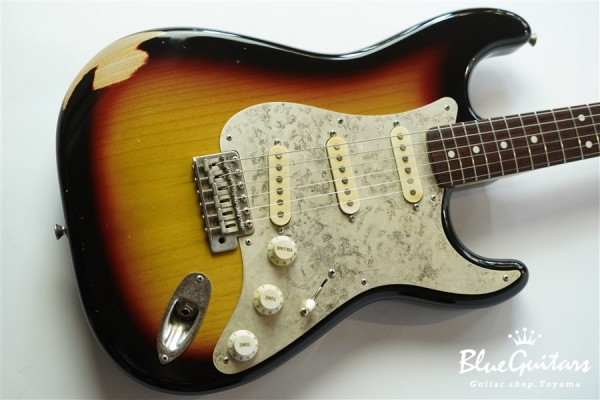 Model S. #020 Medium Aged - 3Tone Sunburst with Antique Silver