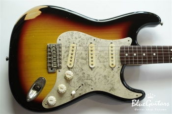 Model S. #020 Medium Aged - 3Tone Sunburst with Antique Silver