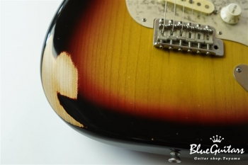 Model S. #020 Medium Aged - 3Tone Sunburst with Antique Silver