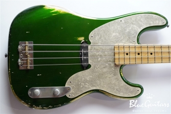 Model TB. #032 Medium Aged - Candy Apple Green with Antique Silver