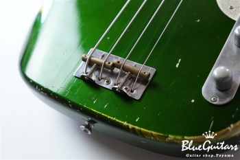 Model TB. #032 Medium Aged - Candy Apple Green with Antique Silver