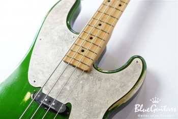 Model TB. #032 Medium Aged - Candy Apple Green with Antique Silver