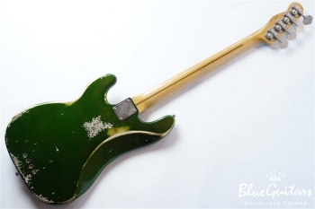 Model TB. #032 Medium Aged - Candy Apple Green with Antique Silver