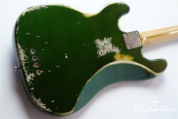 Model TB. #032 Medium Aged - Candy Apple Green with Antique Silver