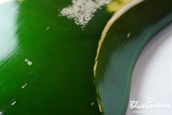 Model TB. #032 Medium Aged - Candy Apple Green with Antique Silver