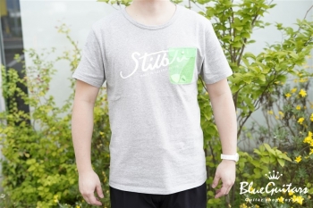 stilblu by Blue Guitars × SUGARGLIDER Pick Pocket T-Shirts - Gray 【L size】