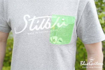 stilblu by Blue Guitars × SUGARGLIDER Pick Pocket T-Shirts - Gray 【L size】