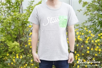 stilblu by Blue Guitars × SUGARGLIDER Pick Pocket T-Shirts - Gray 【M size】