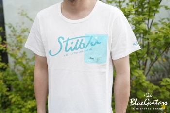 stilblu by Blue Guitars × SUGARGLIDER Pick Pocket T-Shirts - White 【M size】