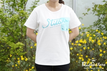 stilblu by Blue Guitars × SUGARGLIDER Pick Pocket T-Shirts - White 【S size】