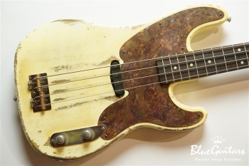 Model TB. #075 Heavy Aged - Polaris White with Copper Red