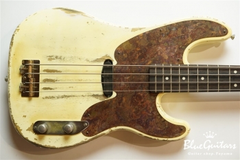 Model TB. #075 Heavy Aged - Polaris White with Copper Red