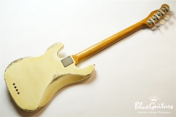 Model TB. #075 Heavy Aged - Polaris White with Copper Red