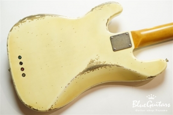 Model TB. #075 Heavy Aged - Polaris White with Copper Red