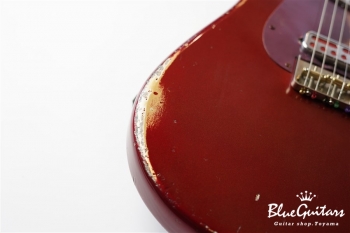 IRIS #076 - Candy Apple Red over Aztec Gold