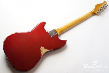 IRIS #076 - Candy Apple Red over Aztec Gold