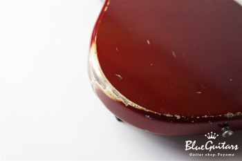 IRIS #076 - Candy Apple Red over Aztec Gold