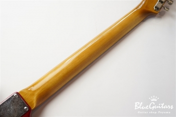 IRIS #076 - Candy Apple Red over Aztec Gold