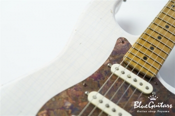 Model S. #077 Light Aged - White Blonde with Copper Red