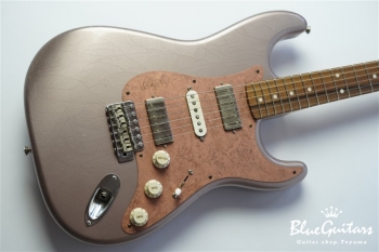 Model S. Light Aged - Burgundy Mist Metallic with Copper Pink