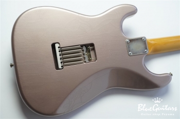 Model S. Light Aged - Burgundy Mist Metallic with Copper Pink