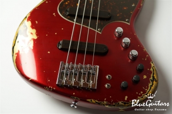 XJ-1T 4st Candy Apple Red over 3TB #1942 Heavy Aged/Alder/R/MH