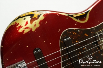 XJ-1T 4st Candy Apple Red over 3TB #1942 Heavy Aged/Alder/R/MH