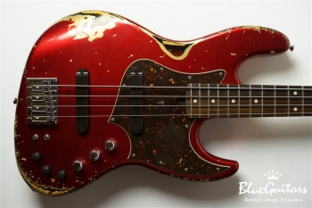XJ-1T 4st Candy Apple Red over 3TB #1942 Heavy Aged/Alder/R/MH