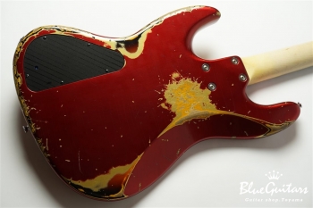 XJ-1T 4st Candy Apple Red over 3TB #1942 Heavy Aged/Alder/R/MH