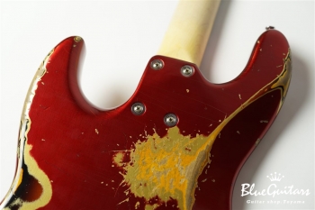 XJ-1T 4st Candy Apple Red over 3TB #1942 Heavy Aged/Alder/R/MH