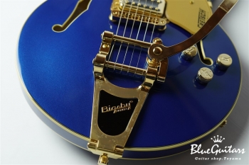 G5655TG Electromatic Center Block Jr. Single-Cut with Bigsby Azure Metallic