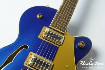 G5655TG Electromatic Center Block Jr. Single-Cut with Bigsby Azure Metallic