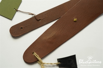 Plain Leather - Choco & Rhombus Studs