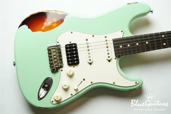 2017 Limited Edition Classic Antique Finish Over Finish - Surf Green over 3 Tone Burst