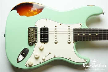 2017 Limited Edition Classic Antique Finish Over Finish - Surf Green over 3 Tone Burst
