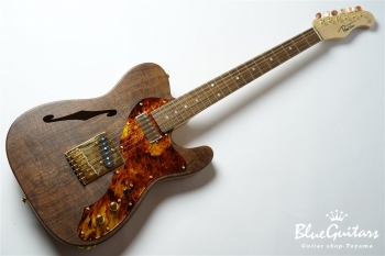 PFTE #017 Limited - Figured Walnut/Alder 1P/Pau Ferro FB - Natural/Oil