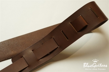 Plain Leather - Choco & Round Studs