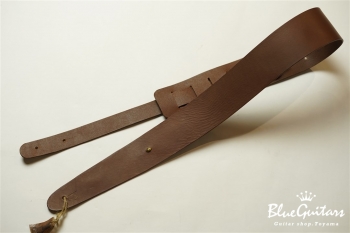 Plain Leather - Choco & Oval Studs