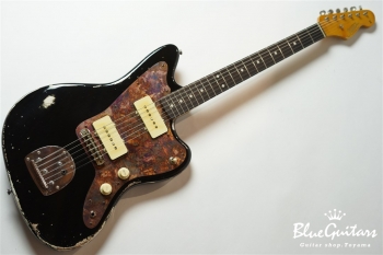 Model JM. #095 Heavy Aged - Black with Copper Red