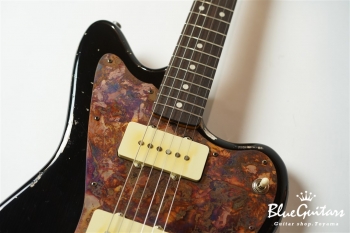 Model JM. #095 Heavy Aged - Black with Copper Red