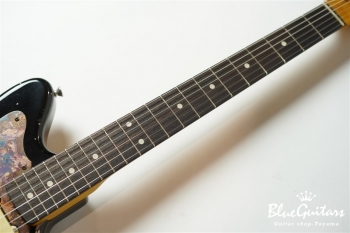 Model JM. #095 Heavy Aged - Black with Copper Red