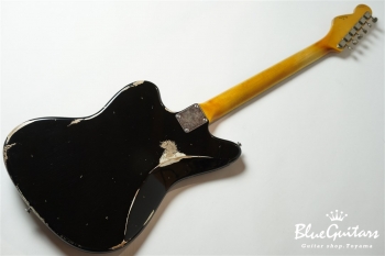 Model JM. #095 Heavy Aged - Black with Copper Red