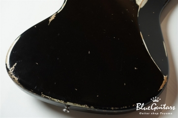 Model JM. #095 Heavy Aged - Black with Copper Red