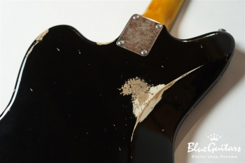 Model JM. #095 Heavy Aged - Black with Copper Red