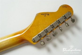 Model JM. #095 Heavy Aged - Black with Copper Red